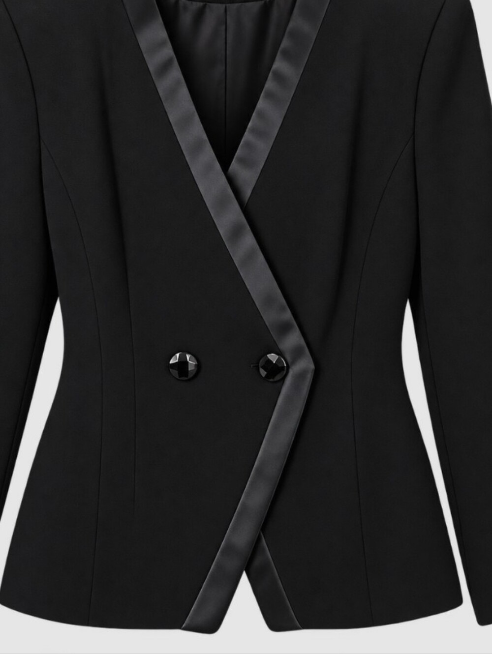 Vintage Lynn Greene Wool Blazer — Black, Size M 🖤